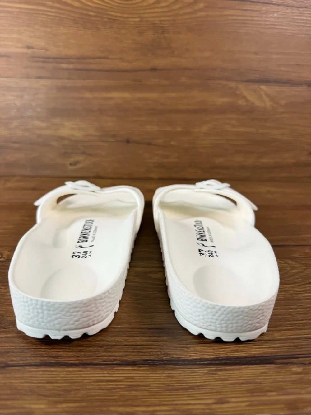 Birkenstock EVA Madrid Slides Sandals Women’s‎ Size 6 (37) White Shoes